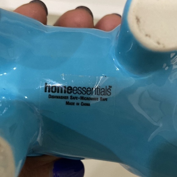 Baby Blue Ceramic Elephant Creamer Homeessentials - Picture 3 of 4
